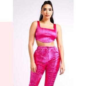 2 Piece Hot Pink Set